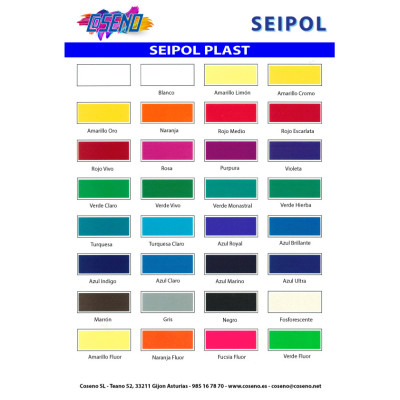 Carta de colores Seipol Plast