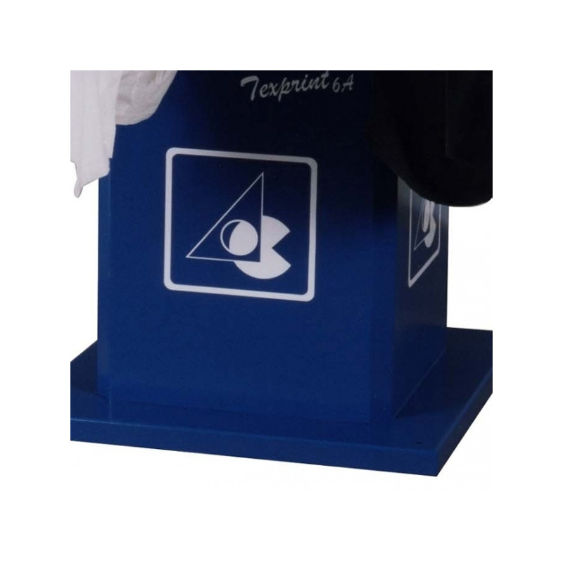 Texprint, pie de la máquina de serigrafia