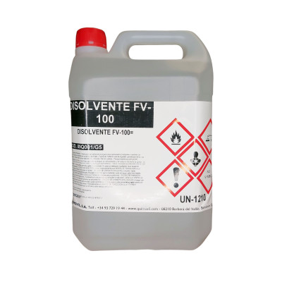 Disolvente de limpieza FV-100 de 5 litros